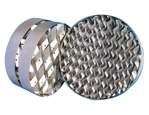 <b>我廠(chǎng)在上?；ぱ芯吭褐笇?，專(zhuān)業(yè)生產(chǎn)新型高效波紋規整填料及散堆填料，可采用不銹鋼、銅 、鋁、純鈦、鉬五鈦、等材質(zhì)制作。在香料、農藥、精細化工、石油化工等領(lǐng)域得到廣泛</b>